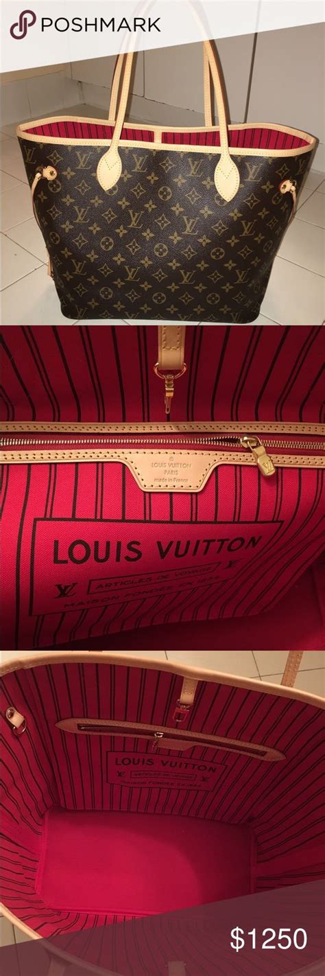 lv neverfull interior|louis vuitton neverfull.